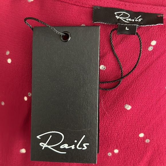 Burgundy wrap dress - Picture 4 of 6